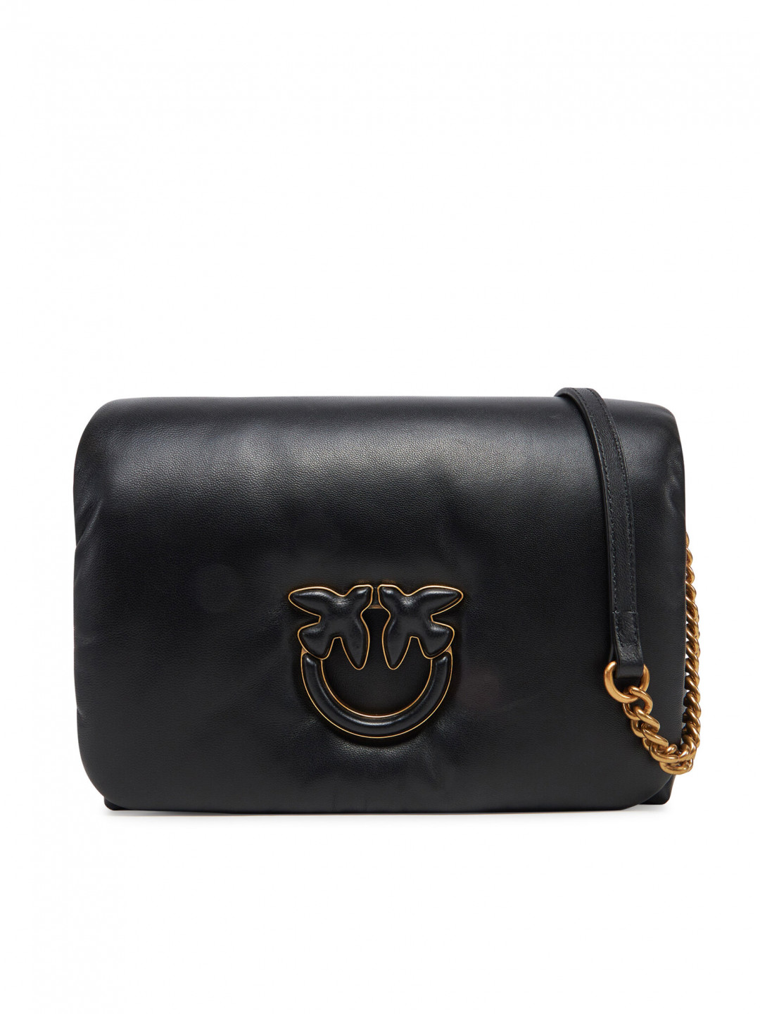 PINKO Kabelka Love Click Puff Classic PE 25 PLTT 101585 A10F Černá